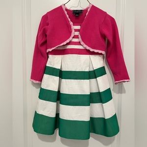 Size 4T Oscar De La Renta Girls Dress with Sweater